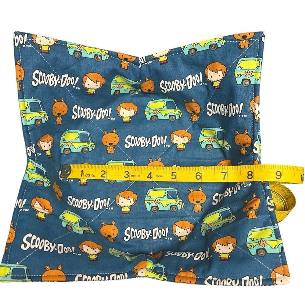 Hand Crafted Large Bowl Cozy Scooby-Doo Theme Microwavable Padded Cotton Holder - Picture 13 of 15